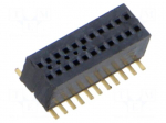 Connector: PCB to PCB | socket | female | PIN: 22 | CLE | vertical | 2.7A
