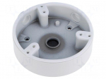 Junction box | &Oslash;122x34.2mm | white | aluminium | Connection: M20
