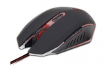 Computer mouse Gembird  MOUSE USB OPTICAL GAMING/RED MUSG-001-R