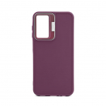 Back panel cover iLike Samsung Galaxy A35 Hybrid case With Camera Stand Plum