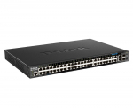 D-Link DGS-1520-52MP Managed L3 Gigabit Ethernet (10/100/1000) Power over Ethernet (PoE) 1U Black