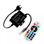 LED controller with remote control for RGB 5050 high voltage 220V LED strip, max 1000W