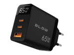 Mobiiltelefonid ja tarvikud // USB seinalaadijad // 76-030# Ładowarka sieciowa  lcd gniazdo usb + usb-cx2 pd 65w gan czarna watomierz
