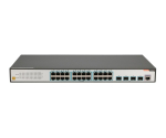 FiberHome S4820-28T-X-AC network switch Managed L2/L3 Gigabit Ethernet (10/100/1000) 1U Black, Grey