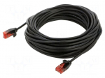 Patch cord | U/UTP | Cat: 6 | RJ45 plug,both sides | stranded | Cu | 10m