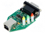 Module: USB | RS422,USB | D-Sub 9pin,USB B | -40&divide;85&deg;C | 3Mbps