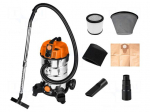Vacuum cleaner | electric | 1600W | 230VAC | industrial | 4m | 35l