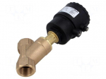 Pneumatic valve | G 1" | bronze | PTFE | Valve: NC | max.16bar | -30&divide;60&deg;C