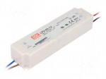 Power supply: switched-mode | LED | 60W | 12VDC | 5A | 90&divide;264VAC | IP67
