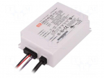 Power supply: switched-mode | LED | 45W | 36VDC | 1.25A | 90&divide;295VAC