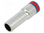 Socket: 12-angles | socket spanner | 1/2" | 77mm | long