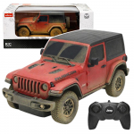 M&auml;nguala | PC | Konsoolid | Tarvikud // Raadio teel juhitavad m&auml;nguasjad ja tarvikud // Auto JEEP Wrangler Rubicon-Muddy Zdalnie Sterowane RC Czerwone Rastar 1:24