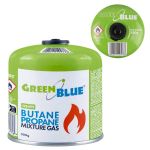 T&ouml;&ouml;riistad ja m&otilde;&otilde;teseadmed // Uued tooted t&ouml;&ouml;riistade, tarvikute kategoorias // Kartusz gazowy 500g GreenBlue. certyfikat: Pi 0437, zgodny z EN417, butan-propan, zakres -10&deg;c do+ 40&deg;c, zaw&oacute;r 7/16",  GB499