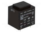 Transformer: encapsulated | 3.6VA | 230VAC | 12V | 12V | 150mA | 150mA