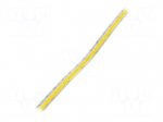COB LED tape | white warm/cold white | LED/m: 576 | 8mm | white PCB
