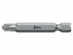 Screwdriver bit | Torq-Set&reg; | TS6 | 1/4" | Overall len: 89mm