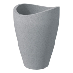 Scheurich Wave Globe High 254 Outdoor Pot planter Freestanding Plastic Grey