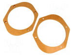 Spacer ring | MDF | 165mm | Ford | impregnated,varnished