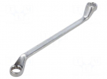 Wrench: ring | double-sided,bent | 17mm,19mm | L: 280mm | Gedore Red