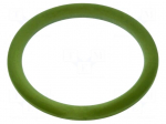 O-ring gasket | FKM | Thk: 1.8mm | &Oslash;int: 17mm | M20 | green | -40&divide;200&deg;C