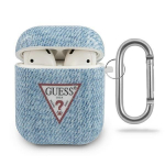 Guess GUACA2TPUJULLB AirPods cover Jeans Collection / light blue