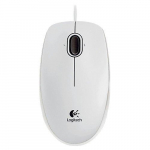 Logitech B100 Opt Optical Mouse biała