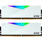 ADATA DDR5 - 64GB - 6400 - CL - 32 (2x 32 GB) dual kit, RAM (white, AX5U6400C3232G-DCLARWH, Lancer RGB, INTEL XMP)