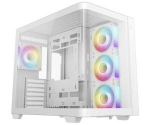 Deepcool CG530U 4F WH (white, curved glass display case)
