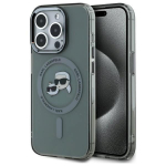 Karl Lagerfeld KLHMP15XHLSKCK IML Metal Karl&Choupette Hardcase for iPhone 15 Pro Max 6.7" / black
