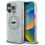 Case Karl Lagerfeld IML Karl Head Logo MagSafe for iPhone 16 Pro / gray