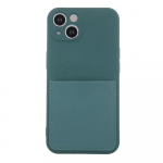 Fusion Card Case silikona aizsargapvalks Samsung A336 Galaxy A33 5G zaļ&scaron;