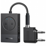 Ugreen BT305 Bluetooth 5.4 audio adapteris ar diviem 3,5 mm skaļruņiem | melns