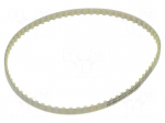 Timing belt | T10 | W: 10mm | H: 4.5mm | Lw: 700mm | Tooth height: 2.5mm