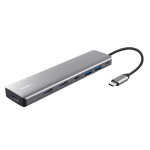 Trust 25661 interface hub USB Type-C Aluminium