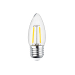 Żar&oacute;wka led filament e27 c35 2w 230v 2700k 250lm cog przezroczysta forever light