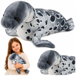 M&auml;nguala | PC | Konsoolid | Tarvikud // M&auml;nguasjad ja m&auml;ngud lastele // Foka Pluszowa Maskotka Przytulanka Realistyczna Szara 50 cm