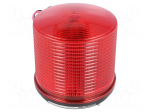 Signaller: lighting | flashing light | red | Series: S125 | 24VDC | IP44