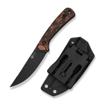 N&oacute;ż Civivi Carveth Fixed AEB-L Orange & Black G10