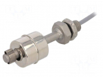 Sensor: liquid level | -30&divide;80&deg;C | Output conf: SPST-NC | lead 0,5m