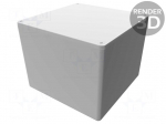Enclosure: multipurpose | X: 120mm | Y: 120mm | Z: 90mm | 1590 | aluminium