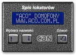 ACO CDN-230E GR Elektroniczny spis lokator&oacute;w grafit