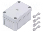 Enclosure: multipurpose | X: 65mm | Y: 94mm | Z: 57mm | PK | polycarbonate