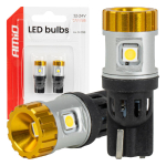 Autolambid, Mootorratta ja traktori valgustid // Autolambid, Mootorratta ja traktori valgustid // Żar&oacute;wki led canbus w5w t10 3030 4smd + 3020 1smd białe 12v 24v amio-04990