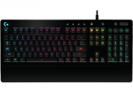 Logitech G213 PRODIGY Wired Gaming Keyboard, RGB, USB backlit, US Int, Black