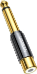 Converter Ugreen  Ugreen adapter from 6.35 mm jack (male) to RCA (female) gold (AV169)