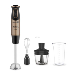 Mixers and blenders iLike  HB656G10  Hand Blender  1000 W  Number of speeds 20  Black/Copper 3016667249222
