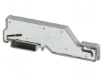 Fixing element | for rail connectors | grey