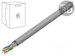 Wire | U/UTP | 4x2x23AWG | industrial Ethernet | Cat 6 | wire | Cu | PVC