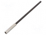 Holders for screwdriver bits | Socket: 1/4" | Overall len: 200mm