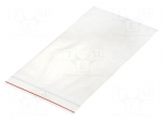 Self-seal bag | L: 250mm | Width: 150mm | Thick: 45um | polyetylene